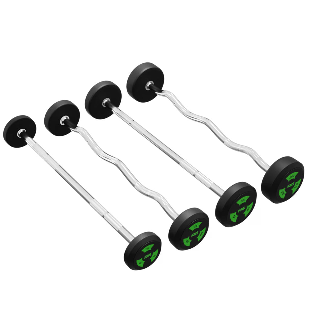 KKS3009H PU Coated Barbell Set