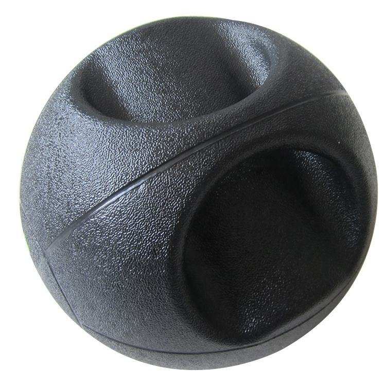 KKS1218 Black Colour Medicine Balls With Double Grips