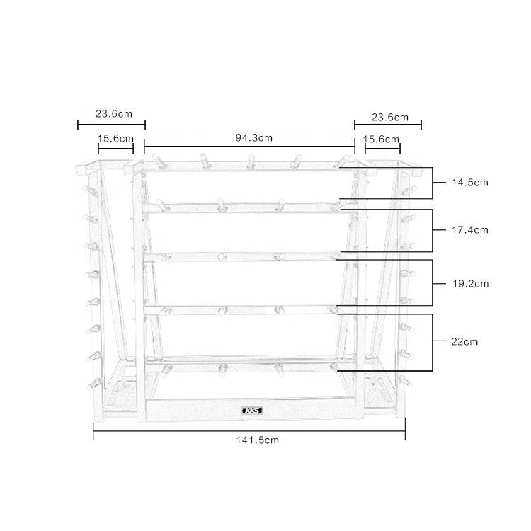 KKS0019 Body Pump Set Rack 15/20 Sets