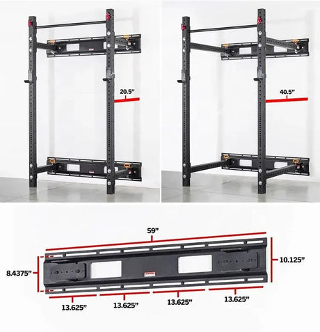 KKS0043E Wall Mounted Half Rack