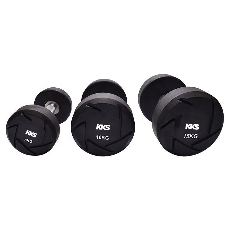 KKS1042B Rubber Dumbbell